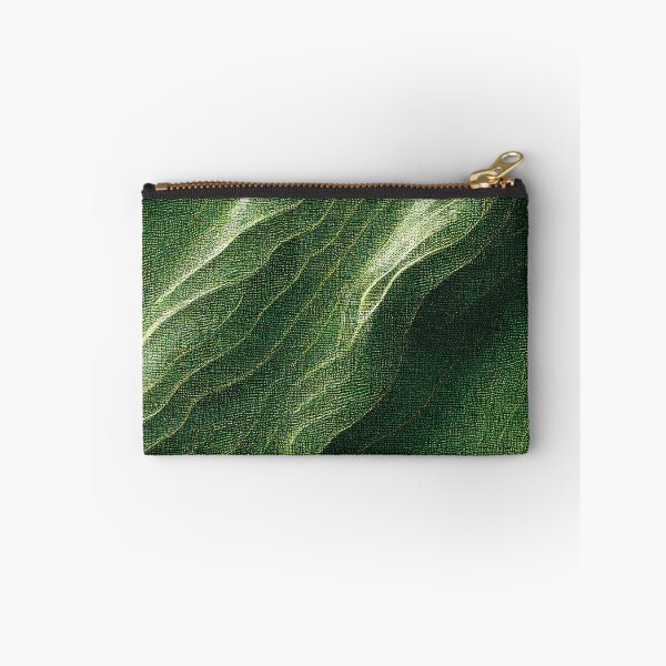 Item preview, Luxurious Green Leaf Textured Pattern  designed and sold by AnuGoldPrints.