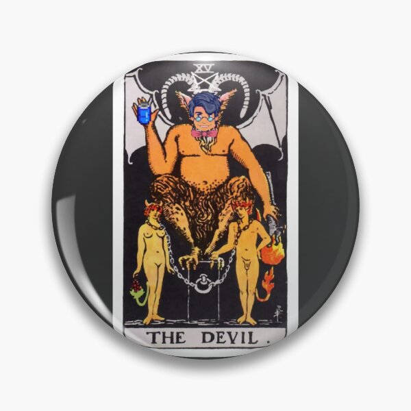 Item preview, Stardew Tarot Cards - The Joja Devil designed and sold by pearlxgirl.
