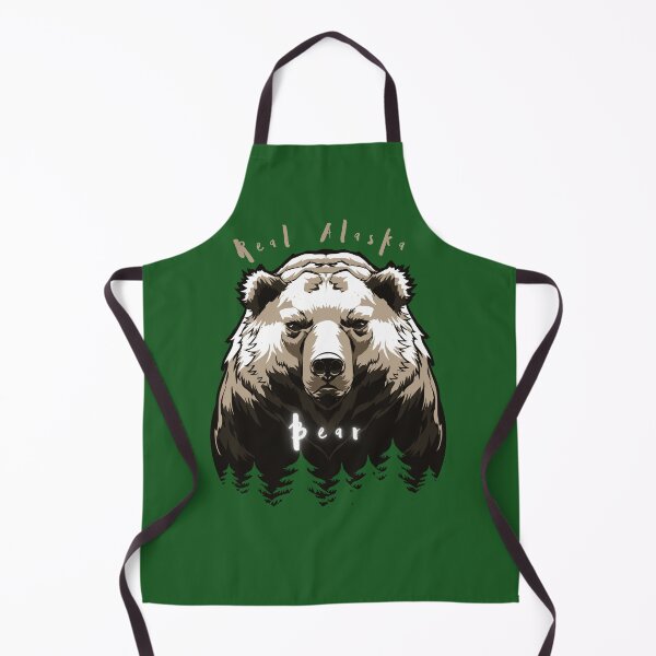 Item preview, Real Alaska Bear, Vintage Alaska Forest Bear, Bear and trees funny gift designed and sold by CrazyThings529.