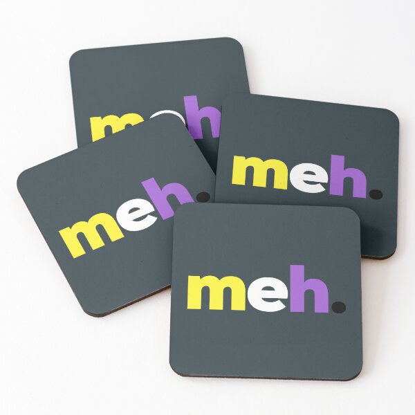 Item preview, meh. LGBTQ Nonbinary Pride designed and sold by Subtle Pride Shop.
