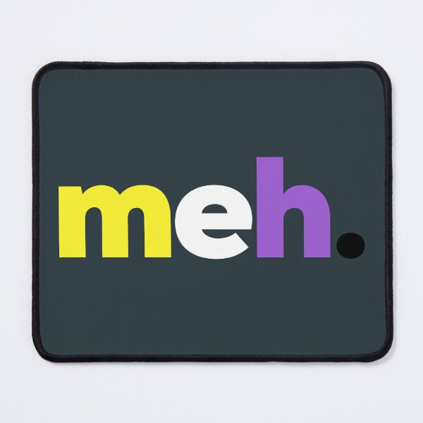 Item preview, meh. LGBTQ Nonbinary Pride designed and sold by Subtle Pride Shop.