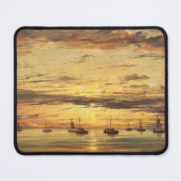 Item preview, Sunset at Scheveningen | Hendrik Willem Mesdag | 1894 Marine Art designed and sold by CJET.