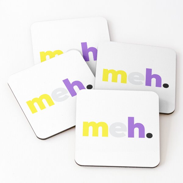 Item preview, meh. LGBTQ Nonbinary Pride designed and sold by Subtle Pride Shop.
