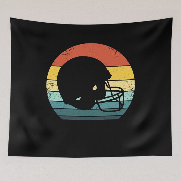 Item preview, 70s Retro American Football Helmet Vintage Sunset designed and sold by KleverOlivier.