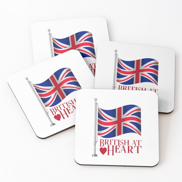 Item preview, “British at Heart” Flag designed and sold by PawsitiveMum.