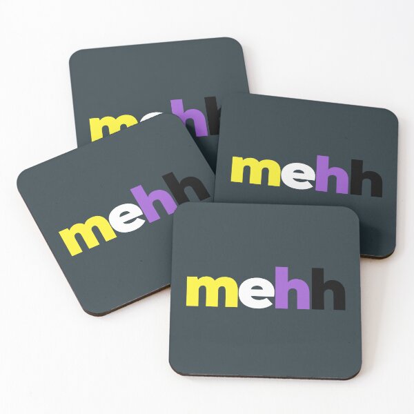 Item preview, mehh. LGBTQ Nonbinary Pride designed and sold by Subtle Pride Shop.
