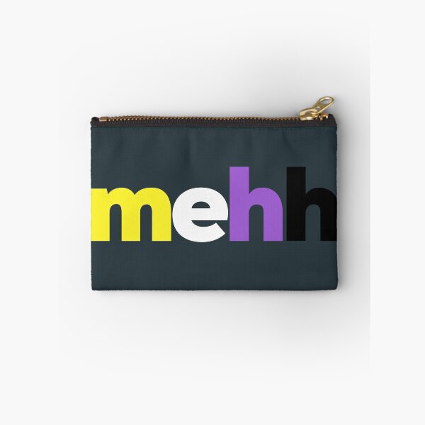 Artikelvorschau, mehh. LGBTQ Nonbinary Pride entworfen und verkauft von Subtle Pride Shop.