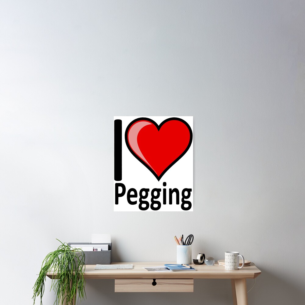 Rude - I Love Pegging Secret Santa Valentines Gift 