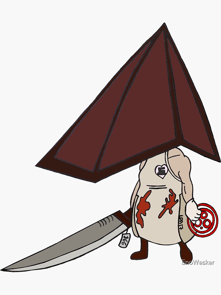 Chibi Pyramid Head Sticker for Sale by SquishyTentacle