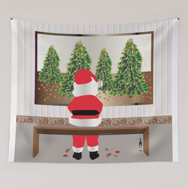 Item preview, Santa at the contemporary museum of art designed and sold by Mira  Markusfeld.