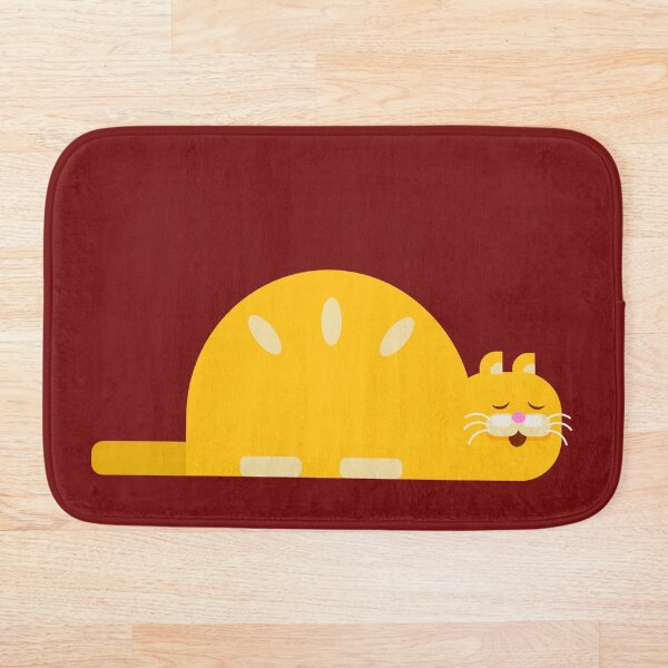 Item preview, Cute Yellow Domestic Sleeping Cat, Ginger Kitty designed and sold by Niranjana Aja.