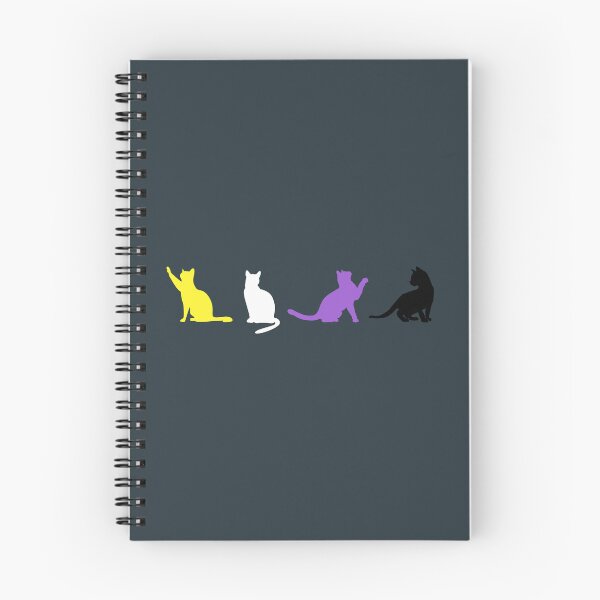 Item preview, Non Binary Cats. Nonbinary Pride designed and sold by Subtle Pride Shop.