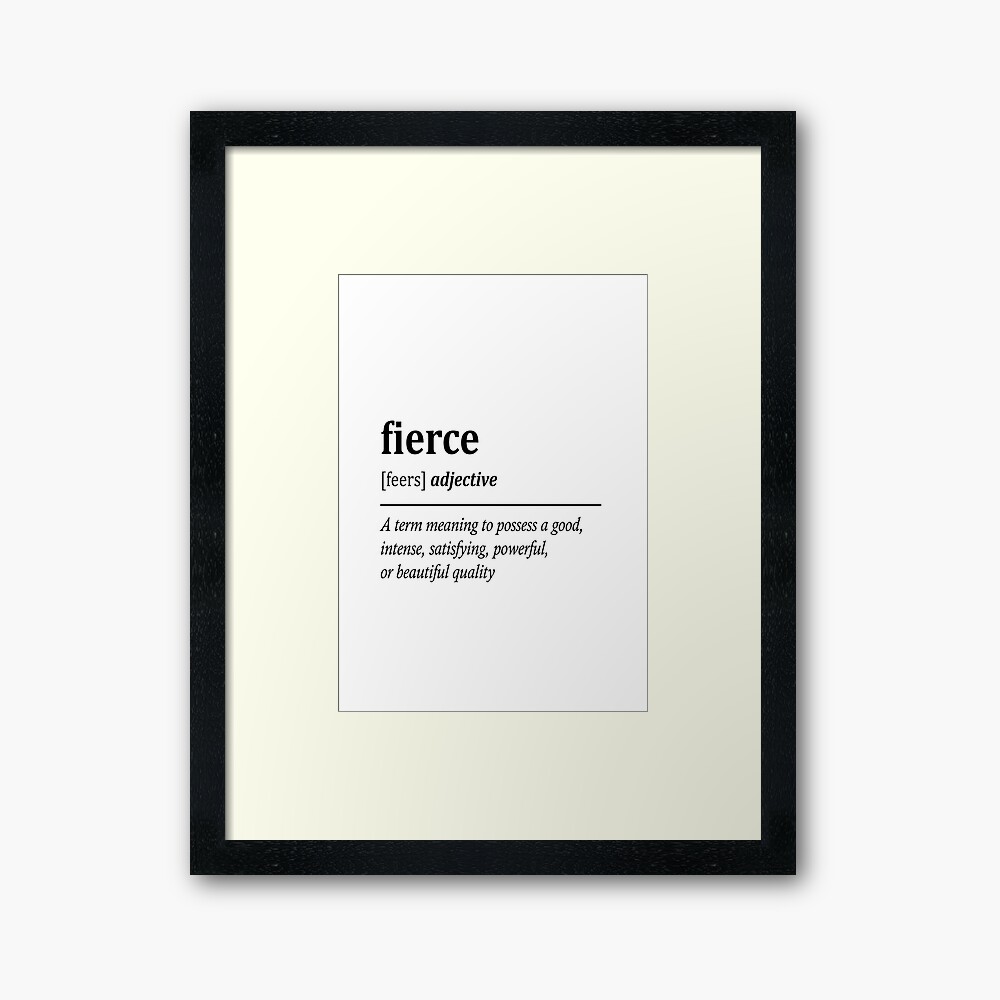 Fierce Definition Magnet for Sale by Kweee