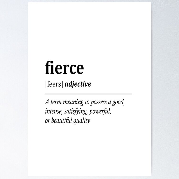 Fierce Definition Magnet for Sale by Kweee