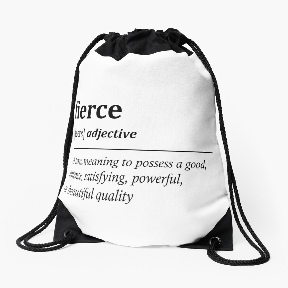 Fierce Definition Poster for Sale by Kweee