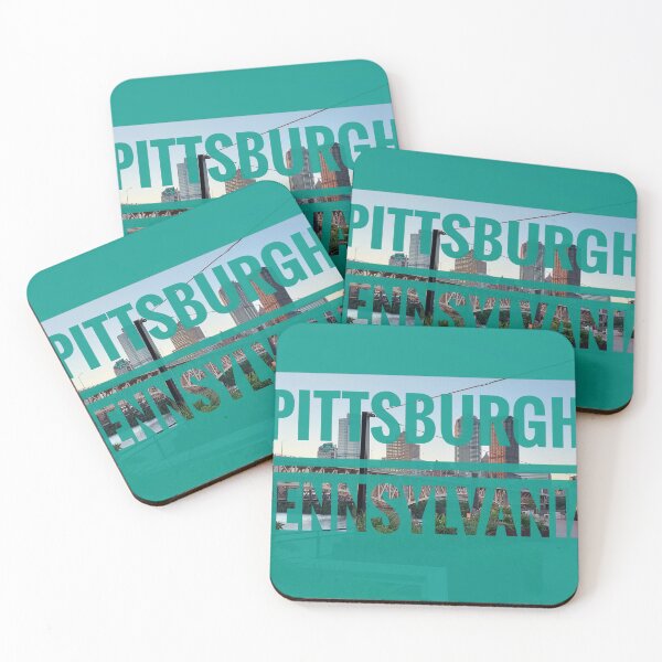 Item preview, Pittsburgh Pennsylvania Blue Postcard designed and sold by Poptographix.