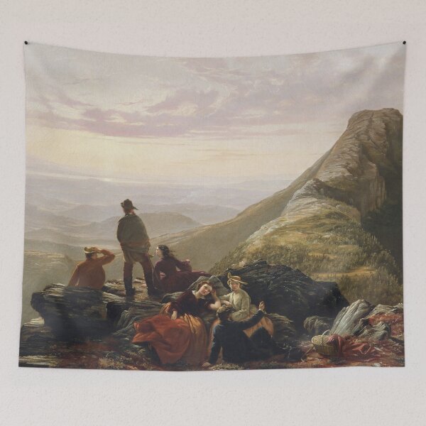 Item preview, The Belated Party on Mansfield Mountain | Jerome B. Thompson | 1858 Landscape Art designed and sold by CJET.