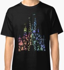 Happiest Castle On Earth (Rainbow Explosion) Classic T-Shirt