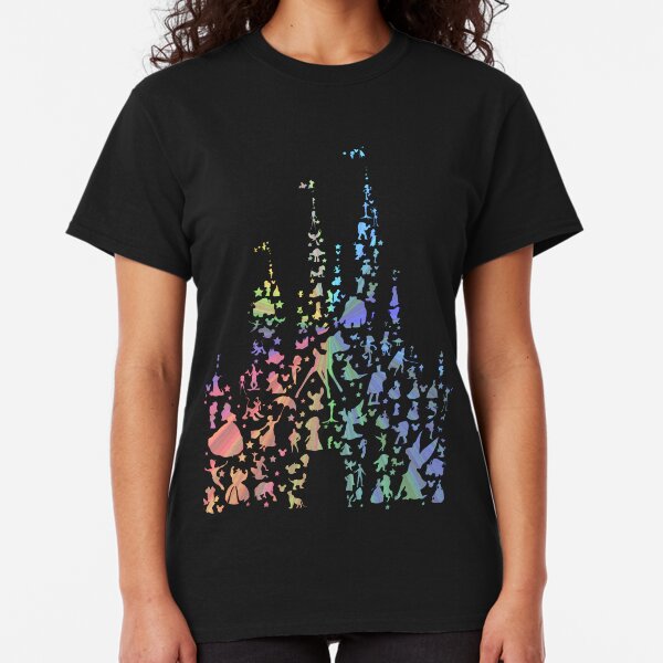 El castillo más feliz de la tierra (Explosión del arco iris) Camiseta clásica