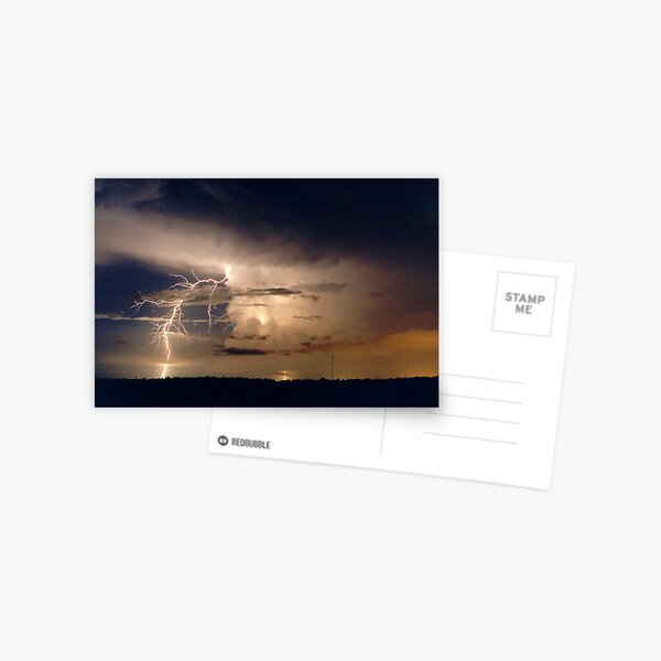 Darwin Lightning Postcard