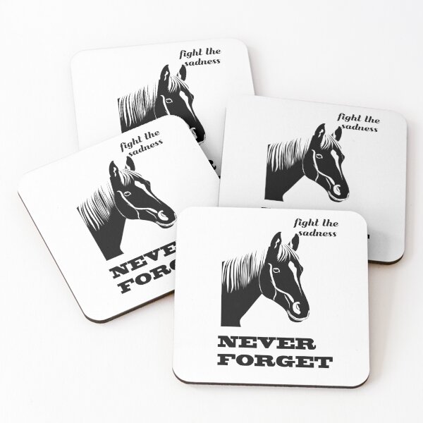 Item preview, Never Forget Horse | Fight the Sadness designed and sold by alayal57.