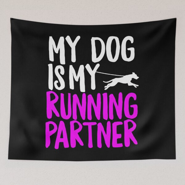 Item preview, my dog is my running partner Essential  designed and sold by teliaayalewi.