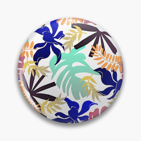 Item preview, colorful exotic plant pattern, summer plants designed and sold by Kirei-Lily.