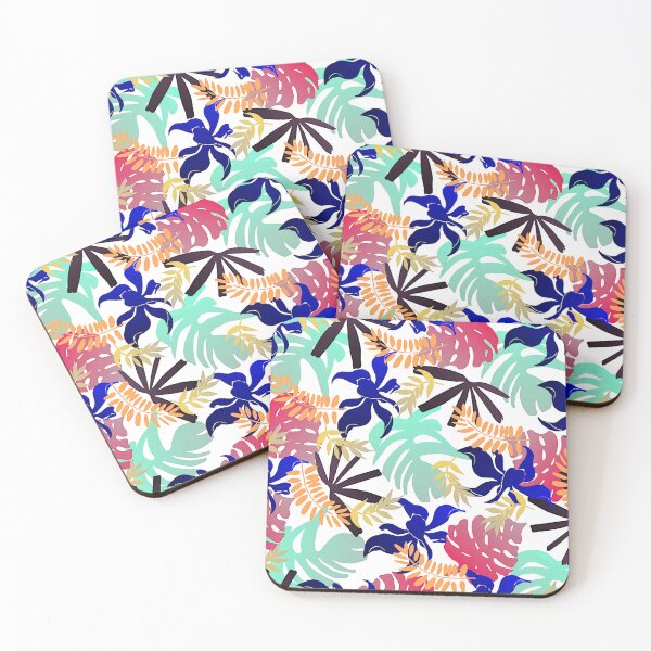 Item preview, colorful exotic plant pattern, summer plants designed and sold by Kirei-Lily.