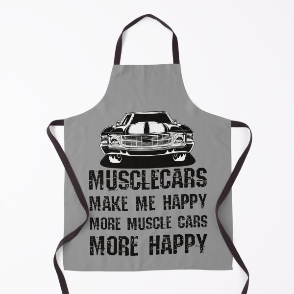 Item preview, Funny Muscle Cars Make Me Happy High Performance Muscle Car designed and sold by CharJens.