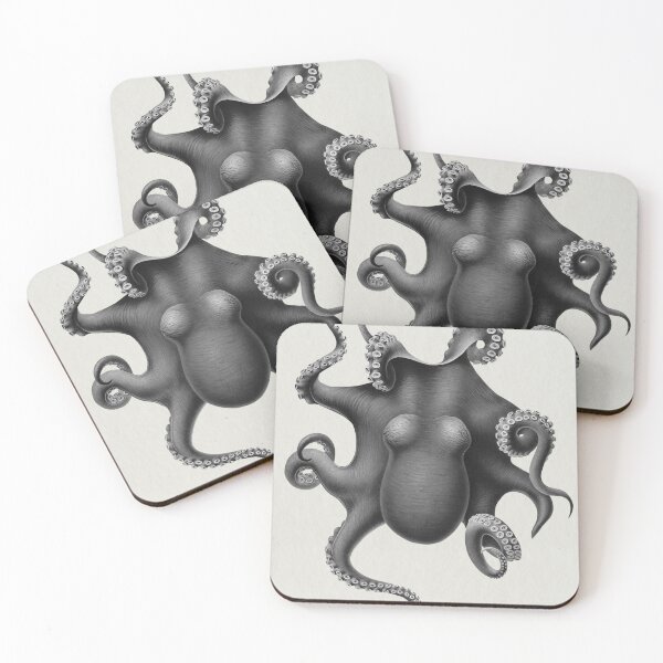 Item preview, Vintage drawing of an Octopus designed and sold by SuziQPrayers427.