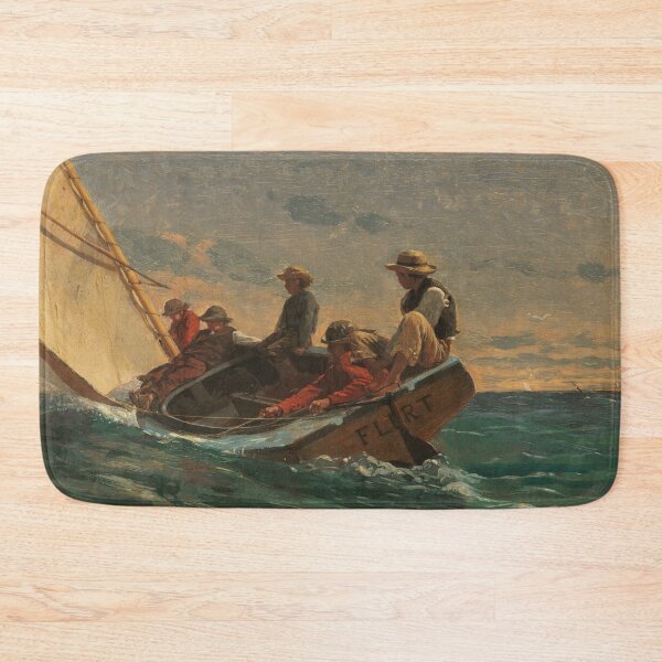 Item preview, The Flirt | Winslow Homer | 1874 American Nautical Marine Art designed and sold by CJET.