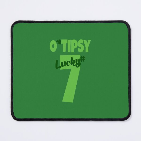 Item preview, O’Tipsy Lucky #7 Baseball Style (on Green) designed and sold by PawsitiveMum.