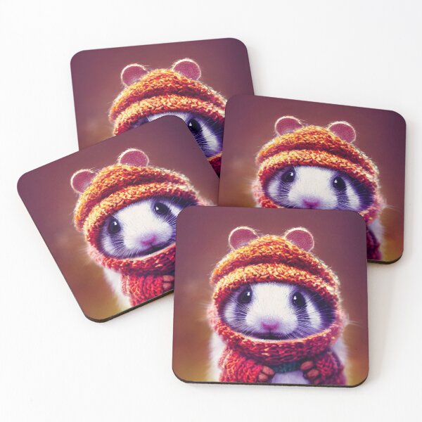 Item preview, Cute Baby Hamster In Red Scarf designed and sold by Pet Shelter.