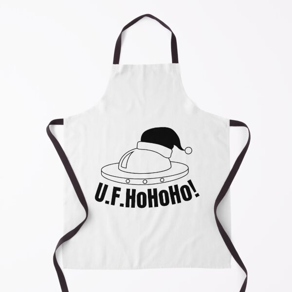 Item preview, U.F.HoHoHo | UFO Santa Christmas (BLACK DESIGN) designed and sold by EleannaInSpace.