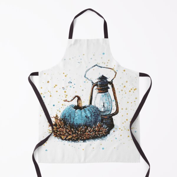 Item preview, Autumn still life. Pumpkin and kerosene lamp. designed and sold by youartyouself.