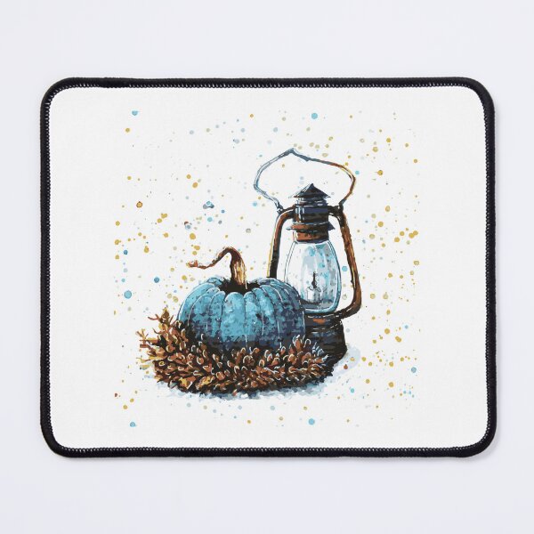 Item preview, Autumn still life. Pumpkin and kerosene lamp. designed and sold by youartyouself.