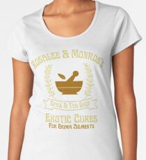 Rosalee & Monroes Exotic Spice & Tea Shop Premium Rundhals-Shirt