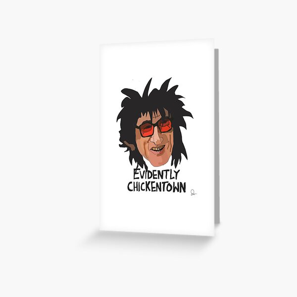 Evidently Chickentown Greeting Card