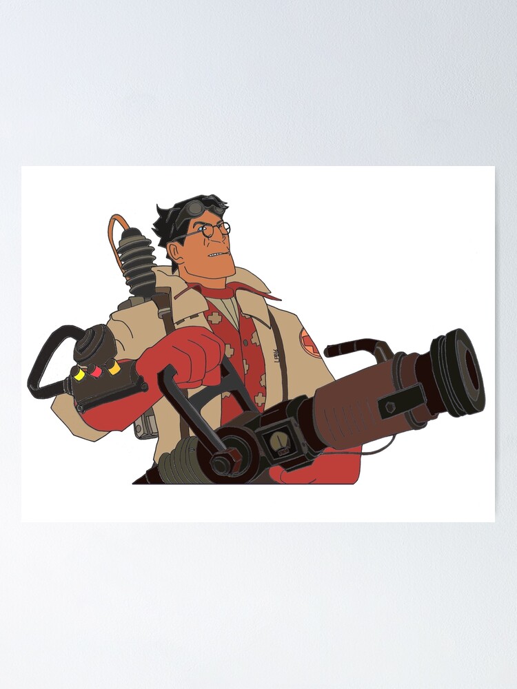 Poster Medic Team Fortress 2 De Enowesker Redbubble