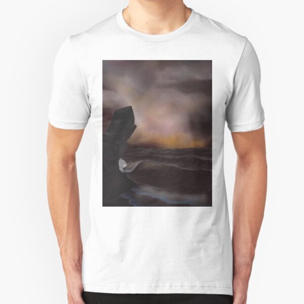 A Stormy Ocean Slim Fit T-Shirt