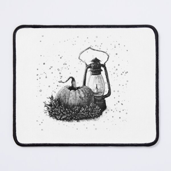 Item preview, Autumn still life. Pumpkin and kerosene lamp. designed and sold by youartyouself.