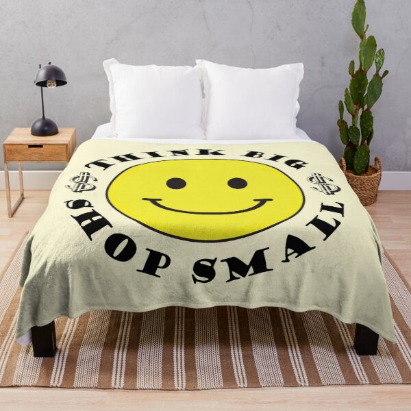 Item preview, Think Big and Shop Small Smiley Face and Dollar Sign $$ designed and sold by bolimj.