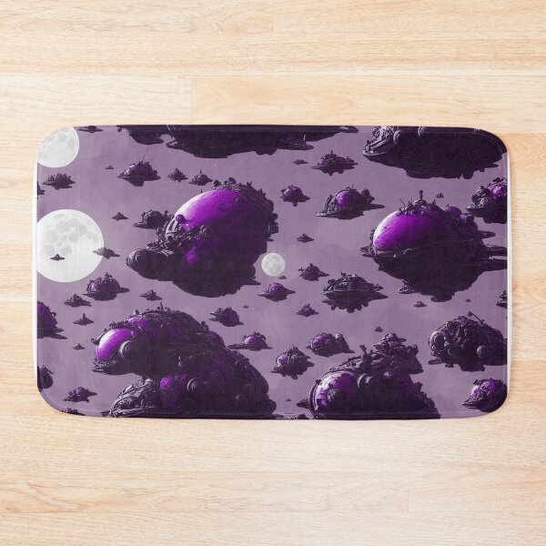 Item preview, An armada of alien battlesnails landing on a purple planet II designed and sold by BrachiaST.