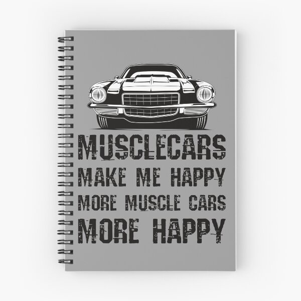 Item preview, Funny Muscle Cars Make Me Happy High Performance Muscle Car designed and sold by CharJens.