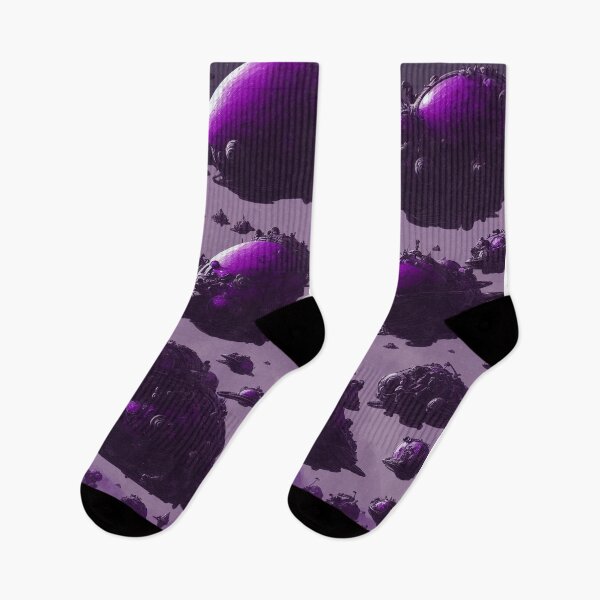 Item preview, An armada of alien battlesnails landing on a purple planet II designed and sold by BrachiaST.