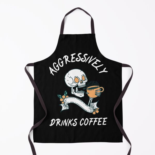 Item preview, Aggressively drinks coffee designed and sold by The Love Quill.