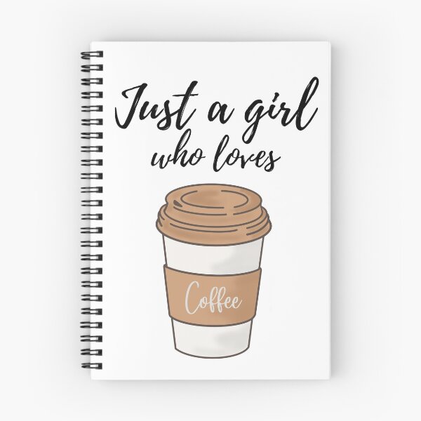 Item preview, Just a Girl who loves Coffee designed and sold by Aphrodithena.