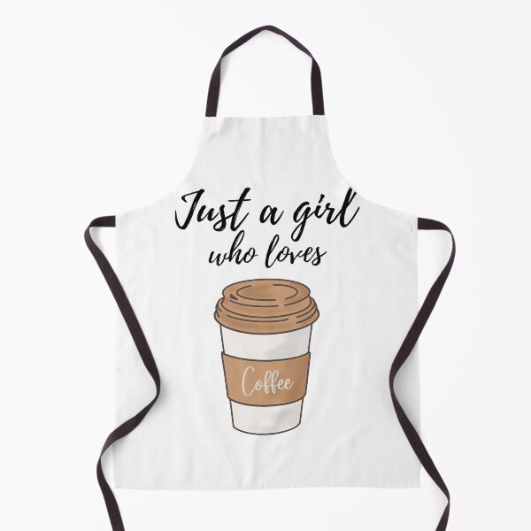 Item preview, Just a Girl who loves Coffee designed and sold by Aphrodithena.