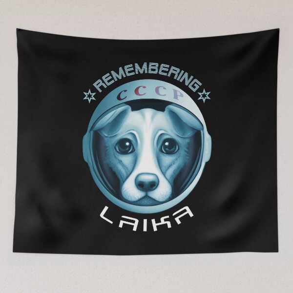 Item preview, Remembering Laika The Space Dog designed and sold by TMBTM.