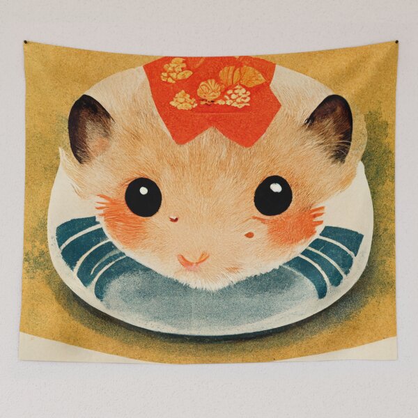 Item preview, Cute Hamster Sushi  designed and sold by Pet Shelter.